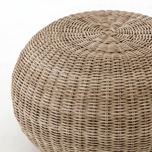 Phoenix Outdoor Accent Stool - Vintage White