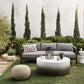 Phoenix Outdoor Accent Stool - Vintage White