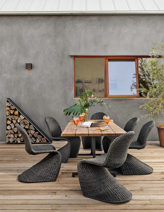 Portia Outdoor Dining Chair - Vintage Coal