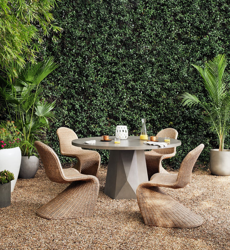 Portia Outdoor Dining Chair - Vintage White