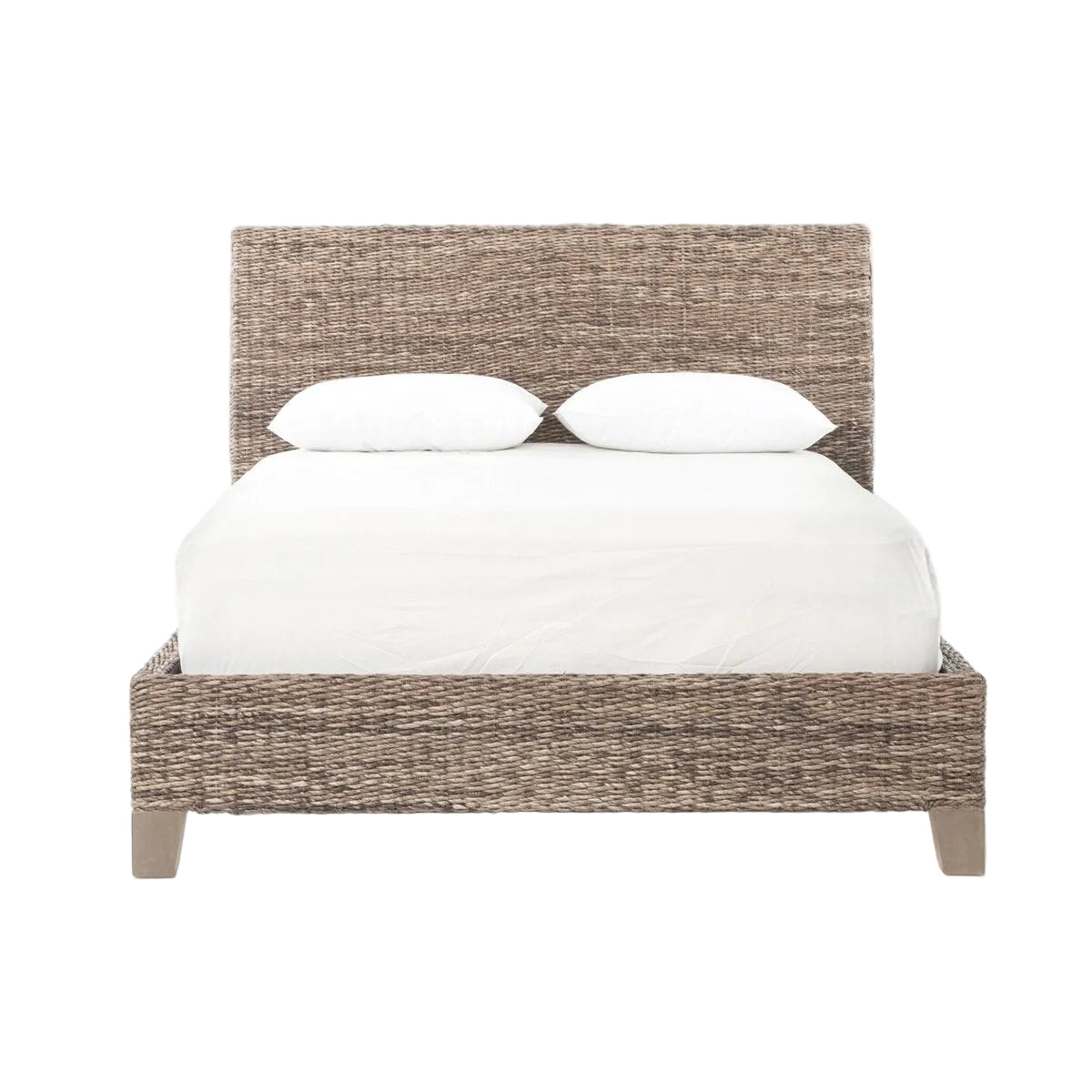 Banana Leaf Bed - Grey Wash Mango