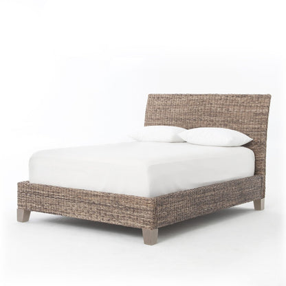 Banana Leaf Bed - Grey Wash Mango
