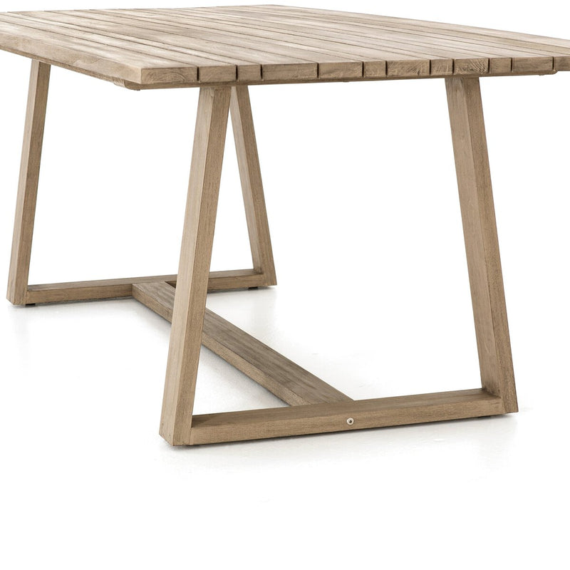 Atherton Outdoor Dining Table - Brown