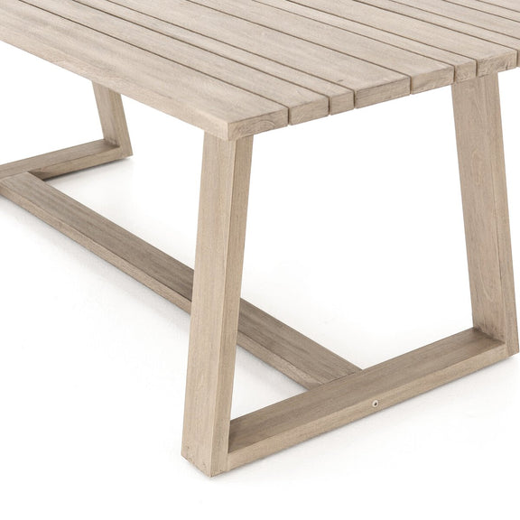 Atherton Outdoor Dining Table - Brown
