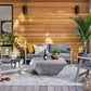 Delano Outdoor Chair - Weathered Grey