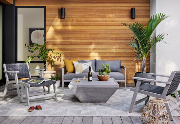 Delano Outdoor Chair - Weathered Grey