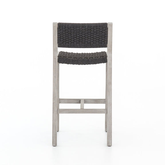 Delano Outdoor Bar + Counter Stool - Weathered Grey