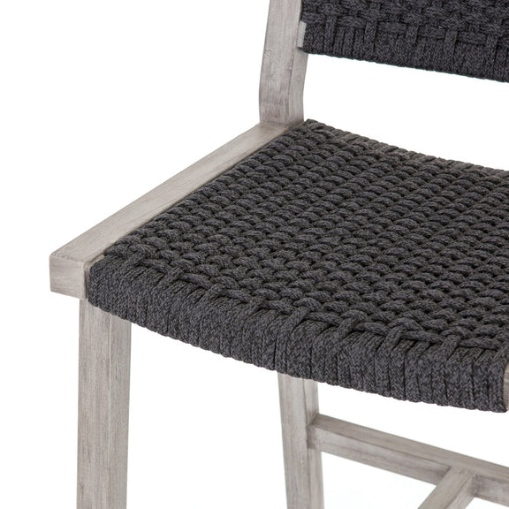 Delano Outdoor Bar + Counter Stool - Weathered Grey