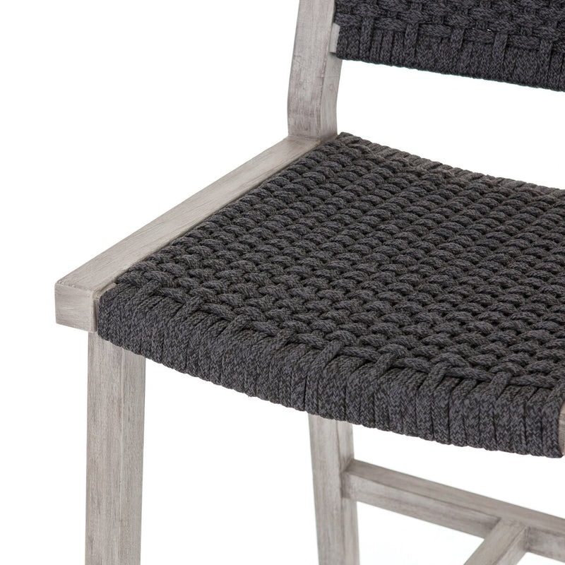 Delano Outdoor Bar + Counter Stool - Weathered Grey