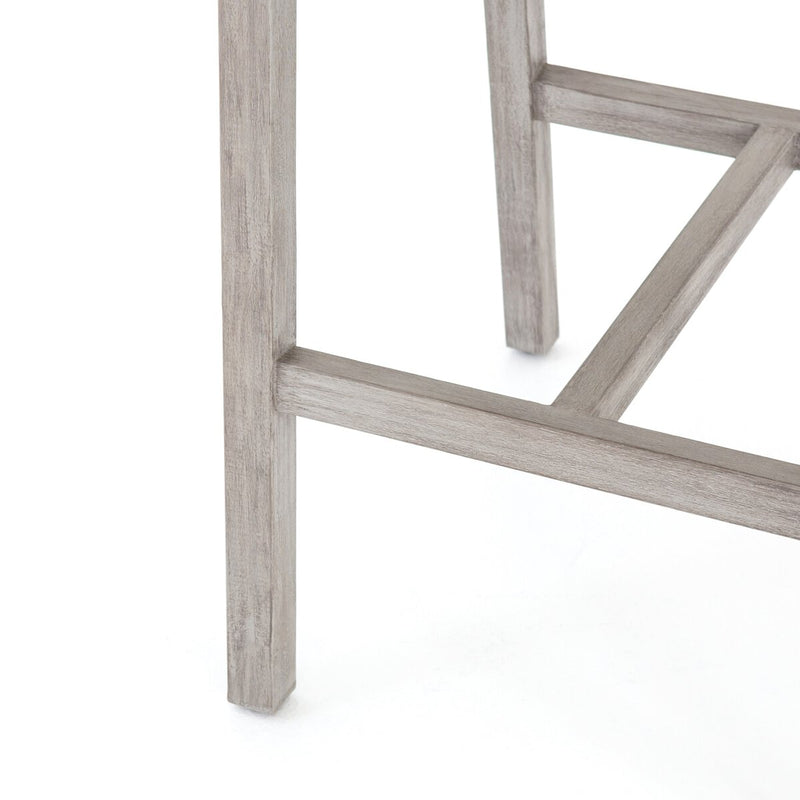 Delano Outdoor Bar + Counter Stool - Weathered Grey