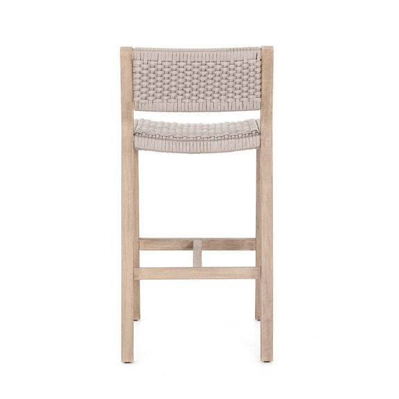 Delano Outdoor Bar + Counter Stool - Washed Brown