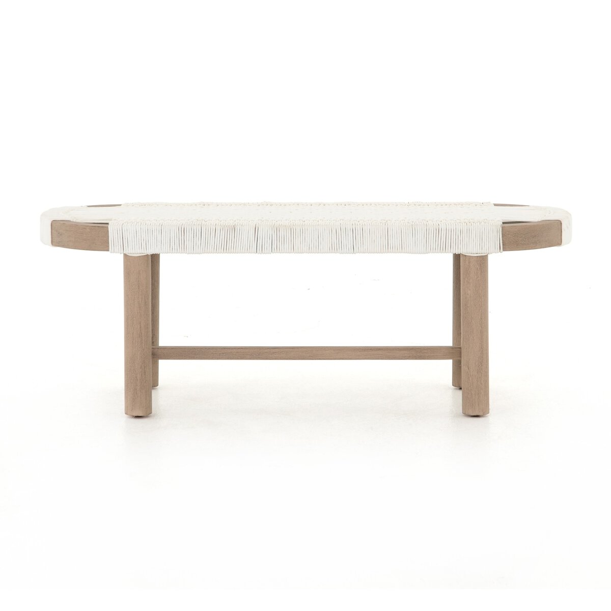 Sumner Outdoor Bench - White Rope