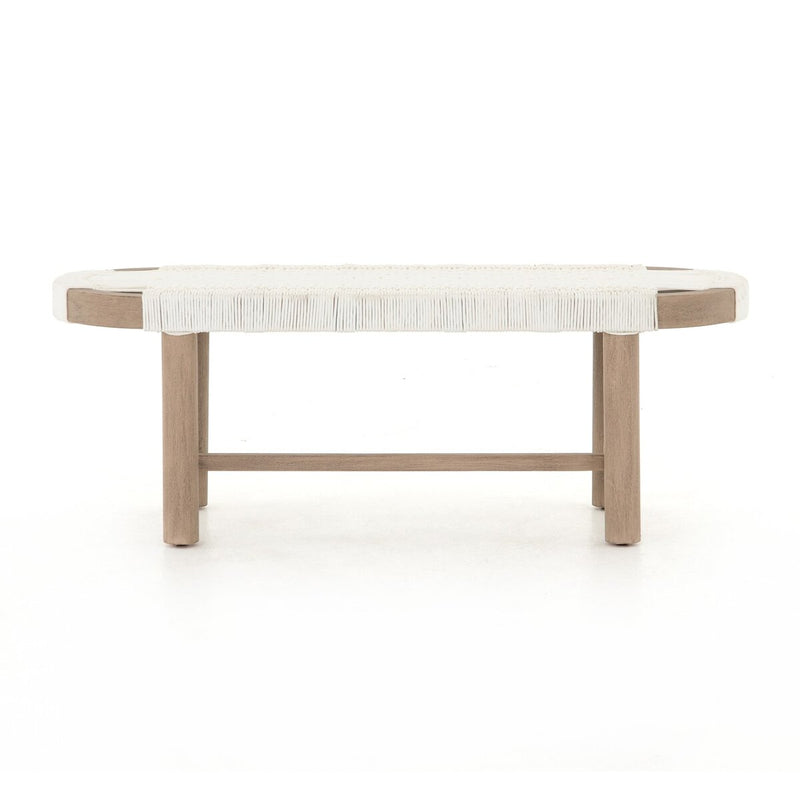 Sumner Outdoor Bench - White Rope