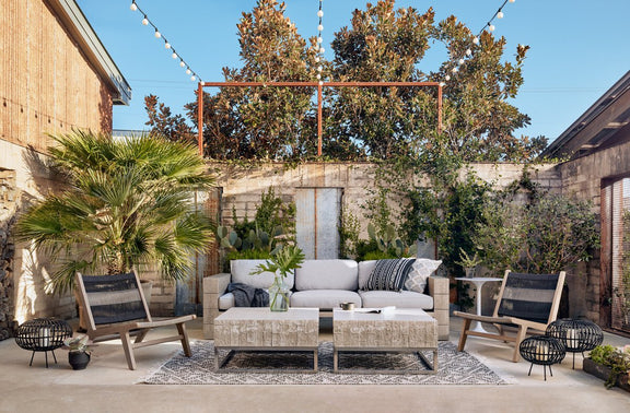 Julian Outdoor Chair - Washed Brown
