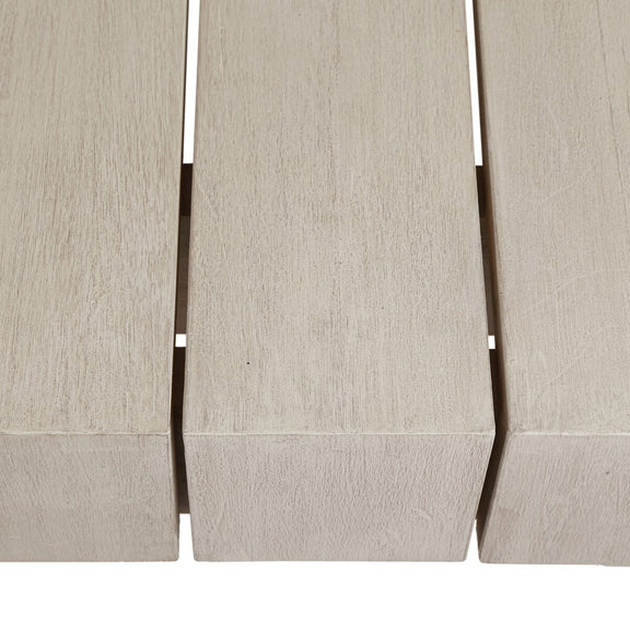 Sonora Outdoor Dining Table - Weathered Grey