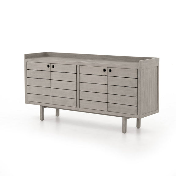 Lula Outdoor Sideboard - Weathered Grey