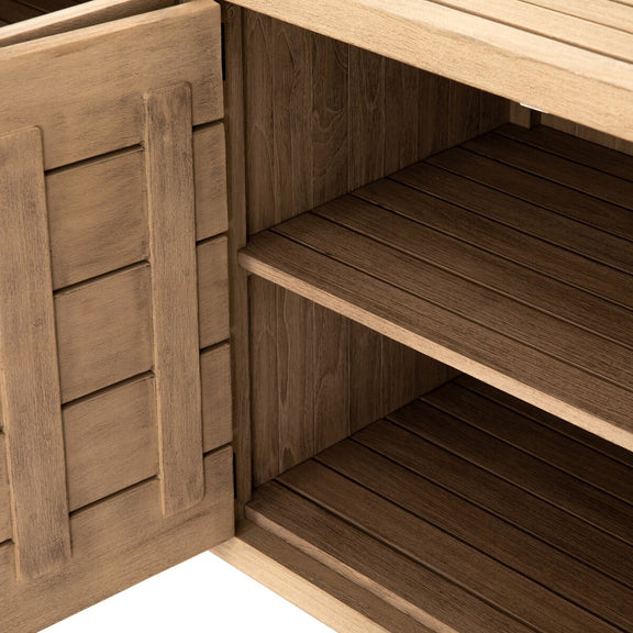 Lula Outdoor Sideboard - Washed Brown