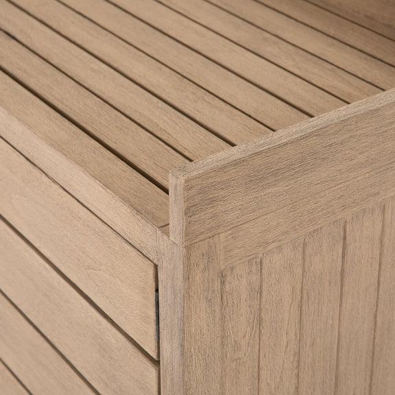 Lula Outdoor Sideboard - Washed Brown