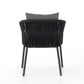 Porto Outdoor Dining Chair - Charcoal