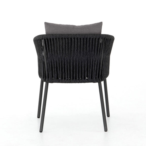 Porto Outdoor Dining Chair - Charcoal
