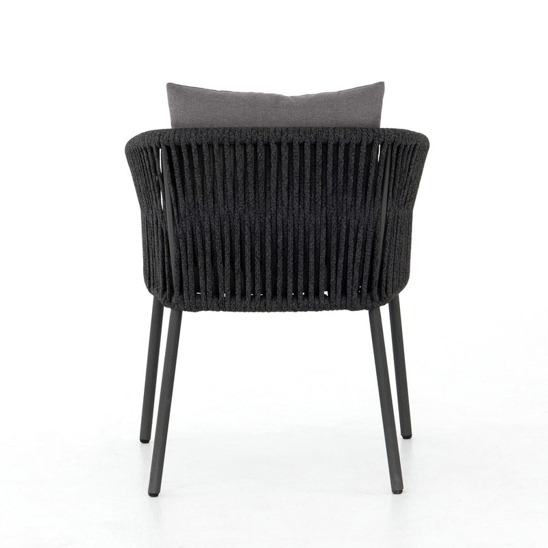 Porto Outdoor Dining Chair - Charcoal