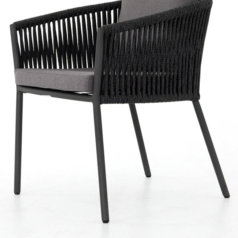 Porto Outdoor Dining Chair - Charcoal