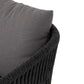 Porto Outdoor Dining Chair - Charcoal
