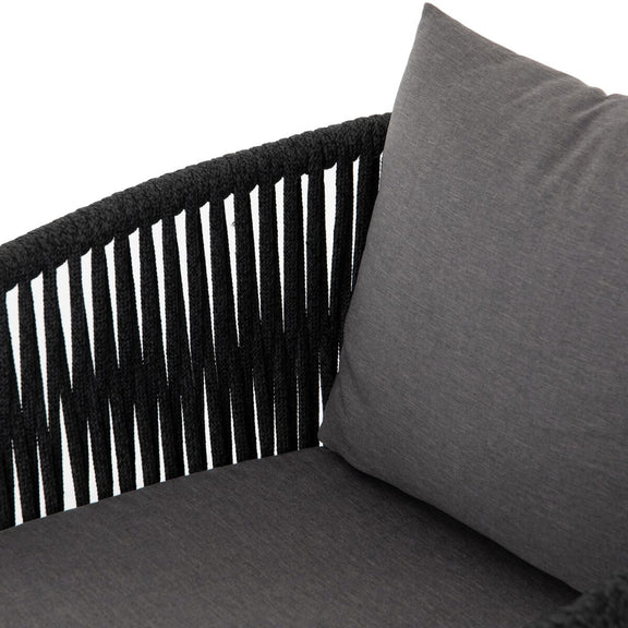 Porto Outdoor Dining Chair - Charcoal
