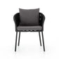 Porto Outdoor Dining Chair - Charcoal