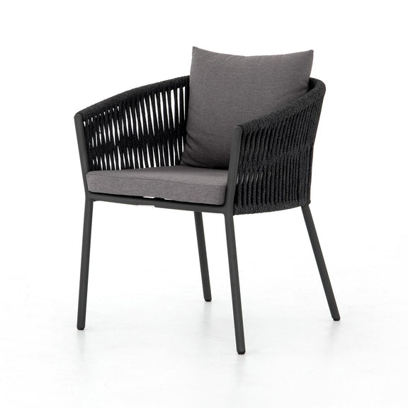 Porto Outdoor Dining Chair - Charcoal