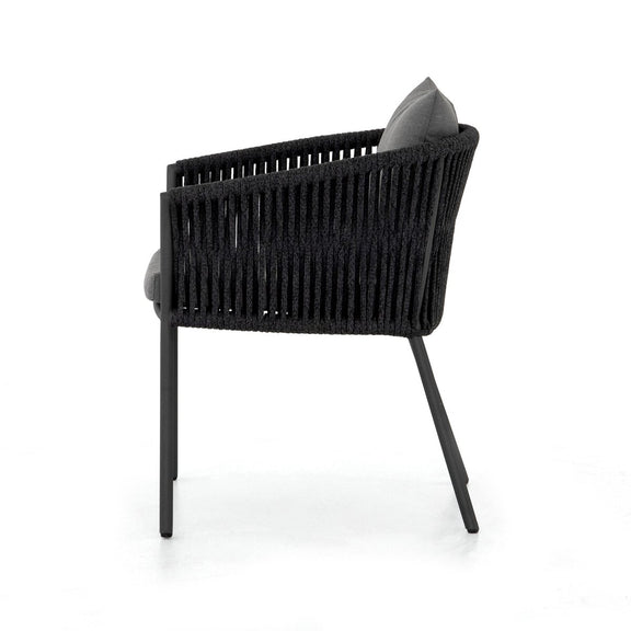 Porto Outdoor Dining Chair - Charcoal