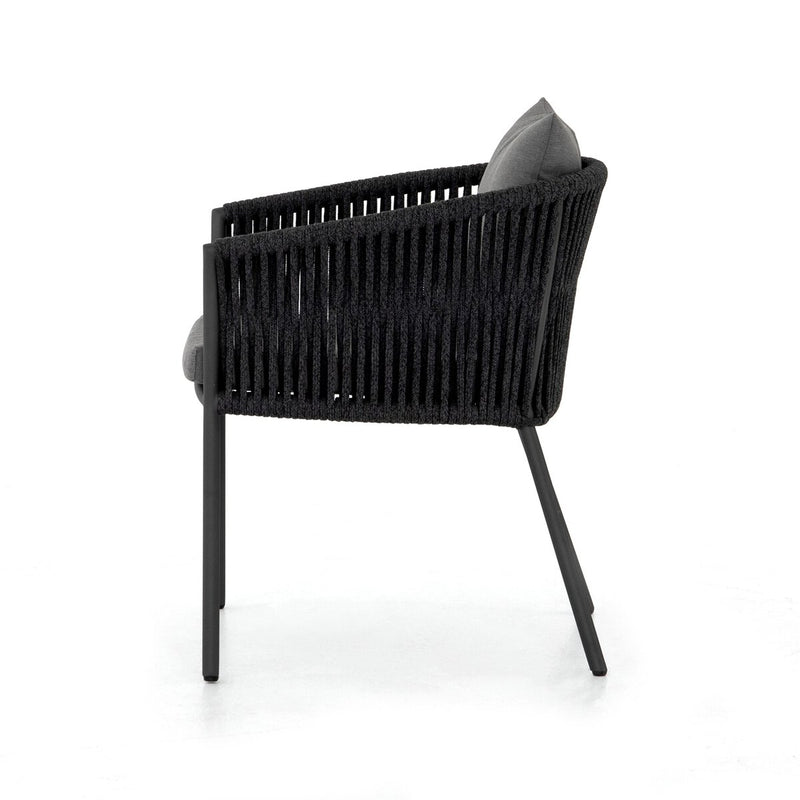 Porto Outdoor Dining Chair - Charcoal