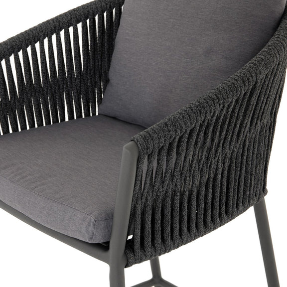 Porto Outdoor Bar & Counter Stool - Charcoal