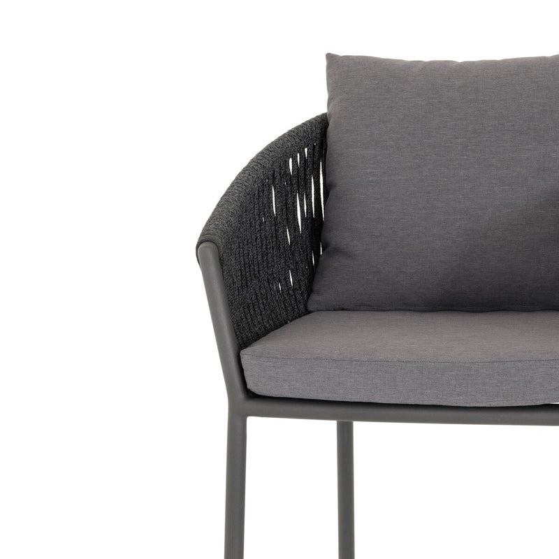 Porto Outdoor Bar & Counter Stool - Charcoal