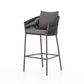 Porto Outdoor Bar & Counter Stool - Charcoal