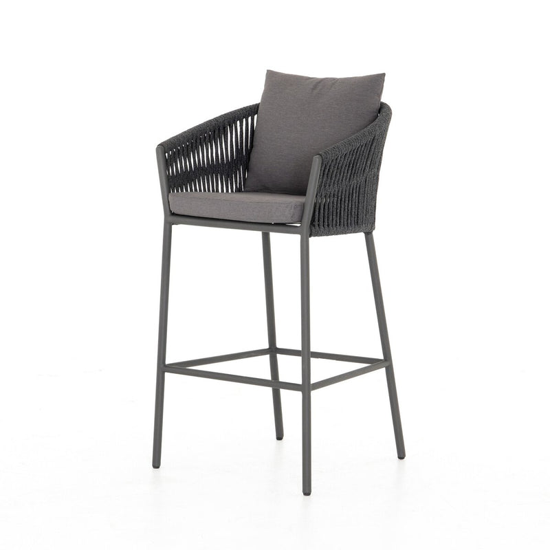 Porto Outdoor Bar & Counter Stool - Charcoal