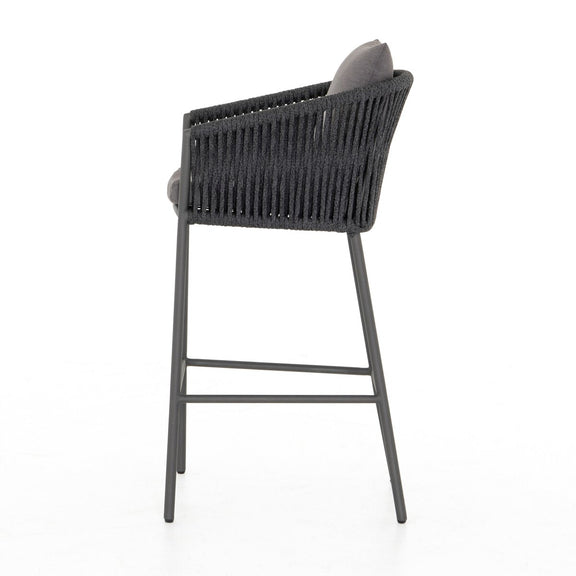 Porto Outdoor Bar & Counter Stool - Charcoal