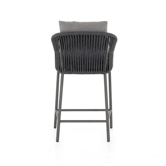 Porto Outdoor Bar & Counter Stool - Charcoal