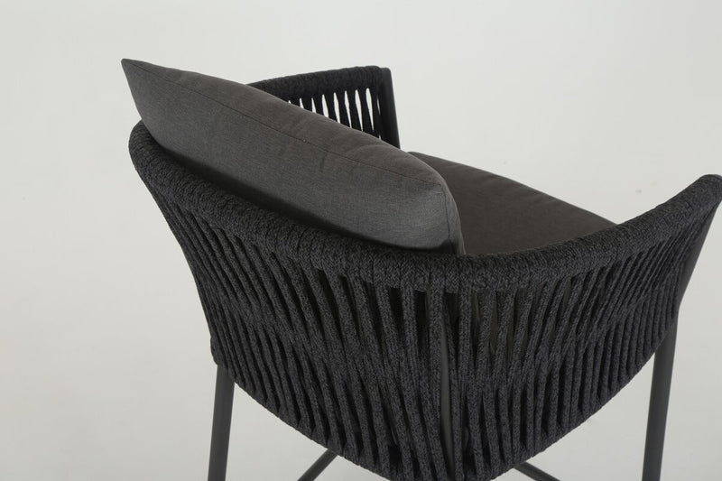 Porto Outdoor Bar & Counter Stool - Charcoal