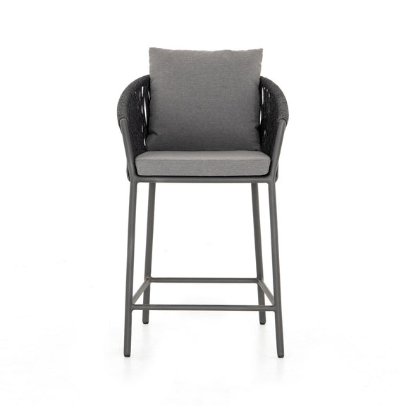Porto Outdoor Bar & Counter Stool - Charcoal