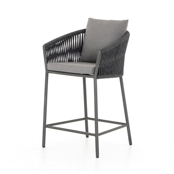 Porto Outdoor Bar & Counter Stool - Charcoal