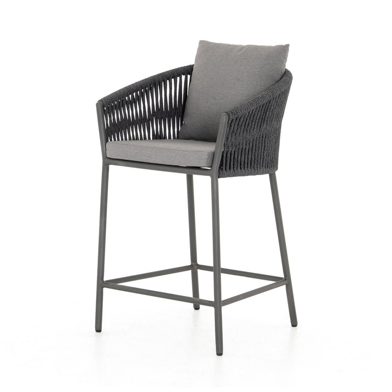 Porto Outdoor Bar & Counter Stool - Charcoal