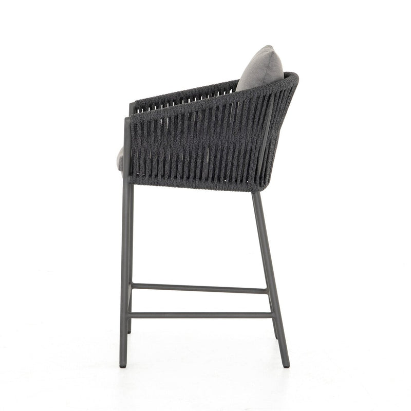 Porto Outdoor Bar & Counter Stool - Charcoal