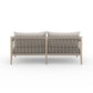Sherwood Outdoor Sofa, Washed Brown - Stone Grey