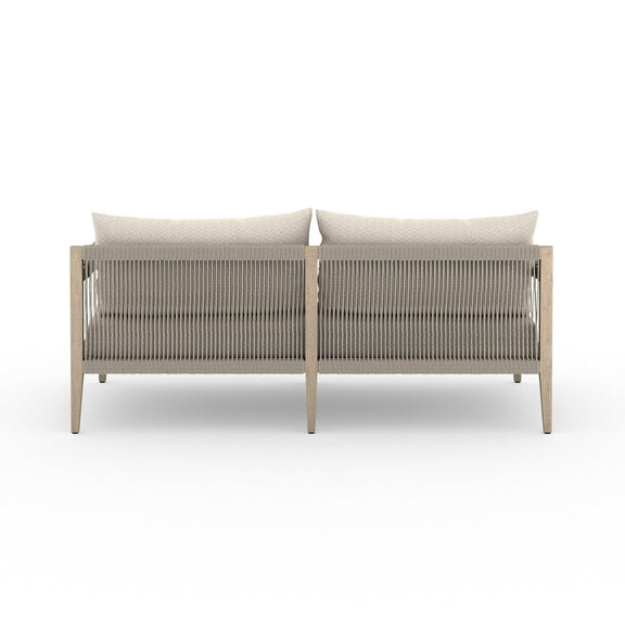 Sherwood Outdoor Sofa, Washed Brown - Faye Sand
