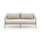 Sherwood Outdoor Sofa, Washed Brown - Faye Sand
