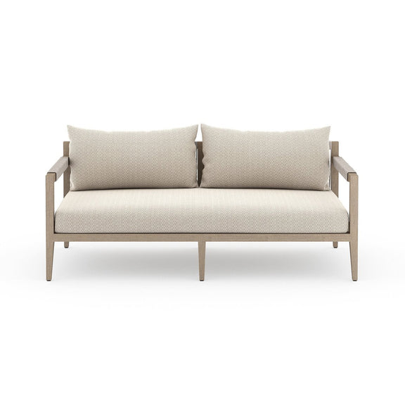 Sherwood Outdoor Sofa, Washed Brown - Faye Sand