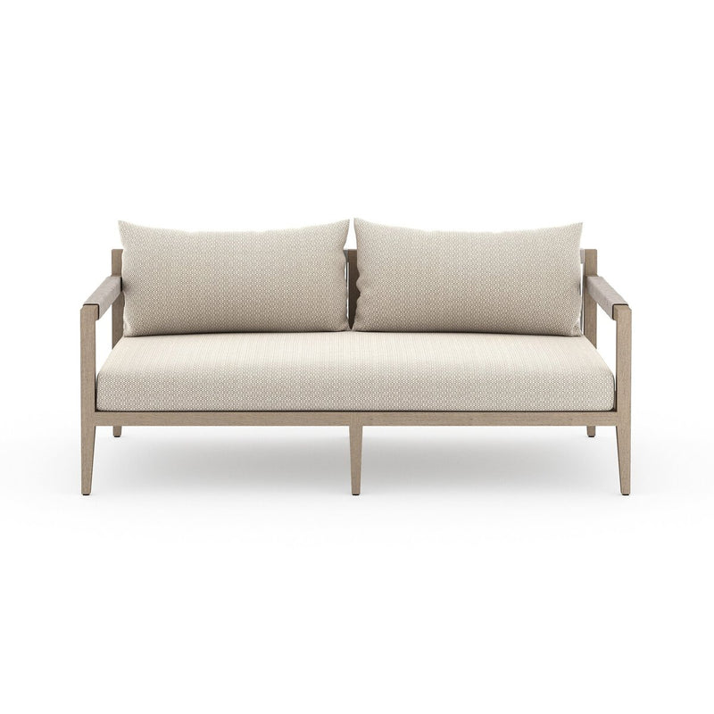 Sherwood Outdoor Sofa, Washed Brown - Faye Sand