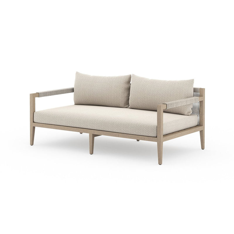 Sherwood Outdoor Sofa, Washed Brown - Faye Sand