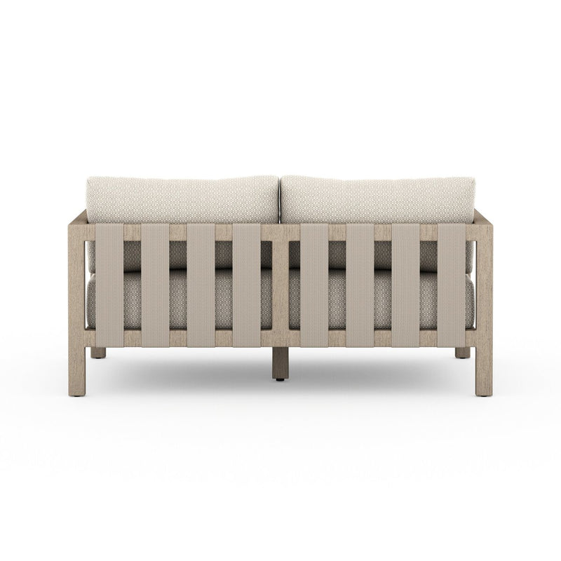 Sonoma Outdoor Sofa, Washed Brown - Faye Sand